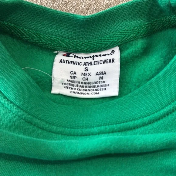 Champion Woman’s Green Marshall Collegiate Pullover Sweatshirt - Picture 4 of 7